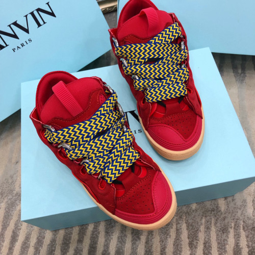 Lanvin Leather Curb Poppy Red