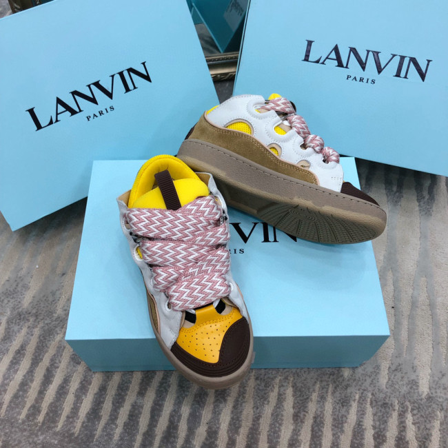 Lanvin Leather Curb Shoes
