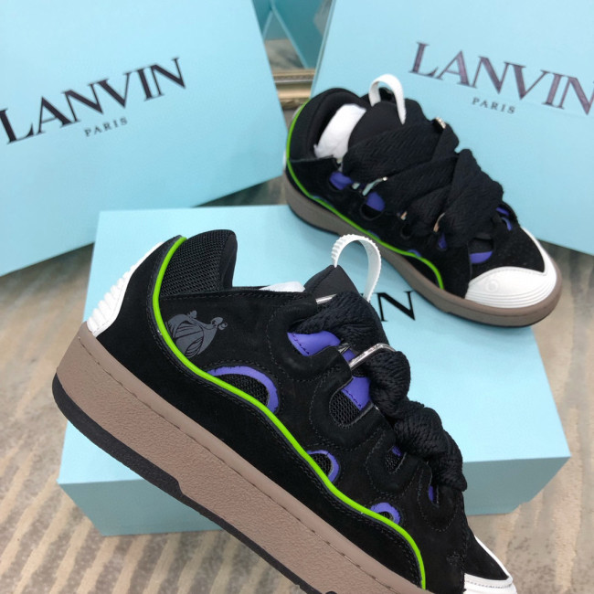 Lanvin Leather Curb Shoes