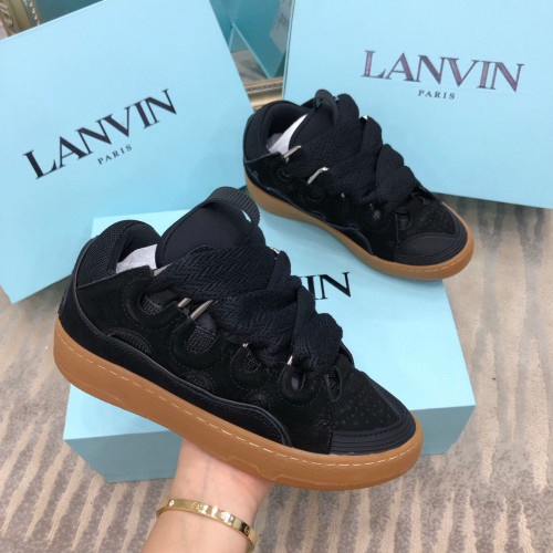 Lanvin Leather Curb Black