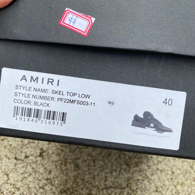AMIRI MA-1 Black White