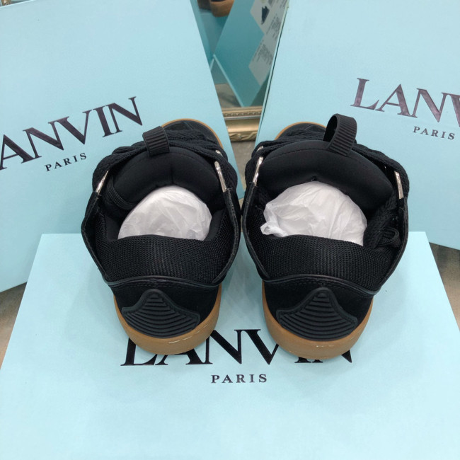 Lanvin Leather Curb Black
