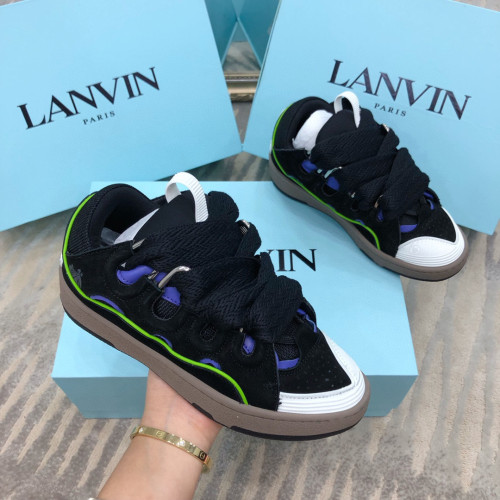 Lanvin Leather Curb Shoes
