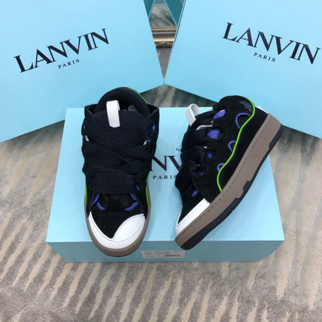 Lanvin Leather Curb Shoes