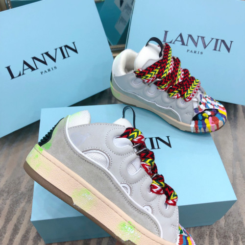 Lanvin Leather Curb Shoes