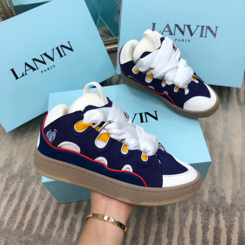 Lanvin Leather Curb Shoes
