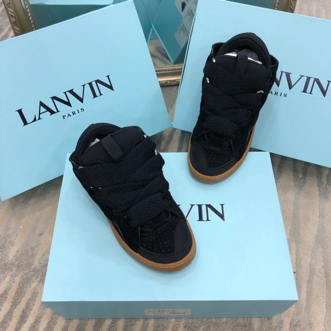 Lanvin Leather Curb Black
