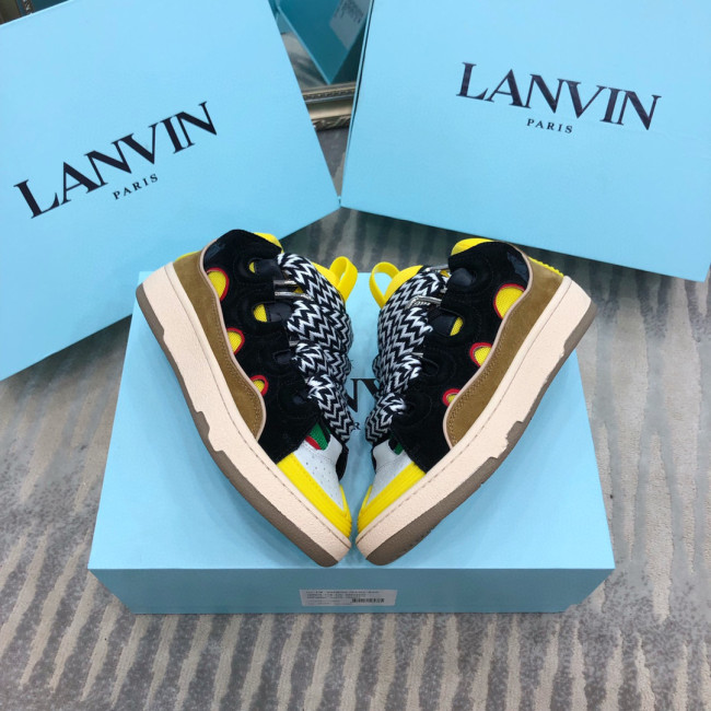 Lanvin Leather Curb Shoes