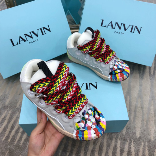 Lanvin Leather Curb Shoes