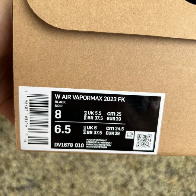 Nike Air Vapormax 2023 Flyknit Black Blue Tint
