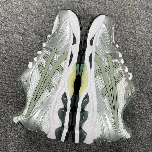 ASICS Gel-Kayano 14 White Pure Silver Slate Grey Sage