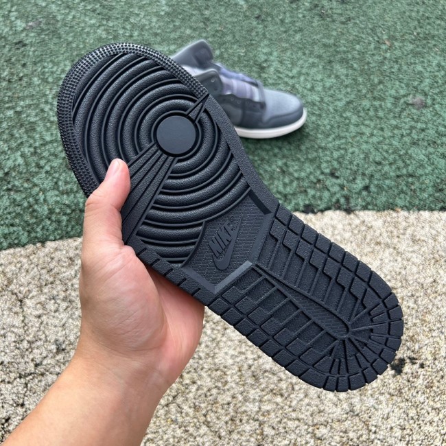 Air Jordan 1 Mid Distressed Smoke Grey
