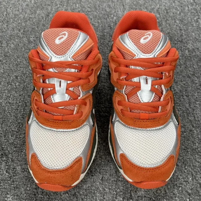 ASICS Gel-NYC Oatmeal Forest Green Orange