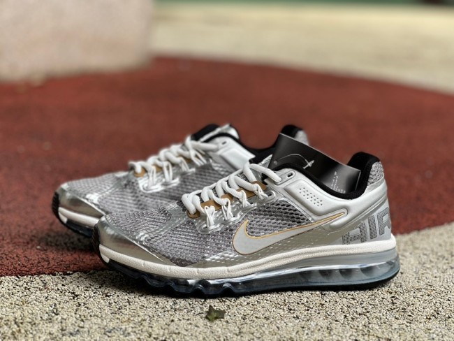 Nike Air Max 2013 Metallic Silver Gold