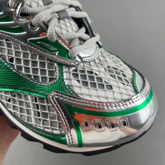 Bottega Veneta Orbit Silver Green