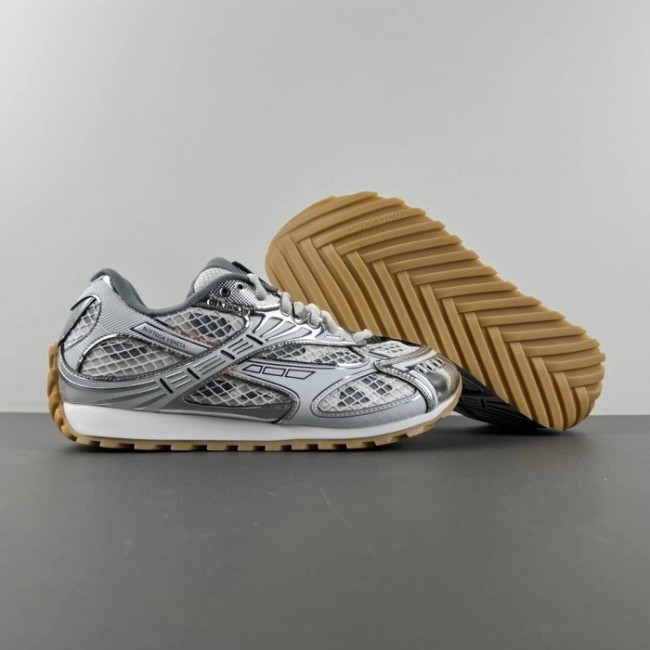 Bottega Veneta Orbit Silver White