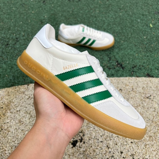 Adidas x Gucci Gazelle White Green