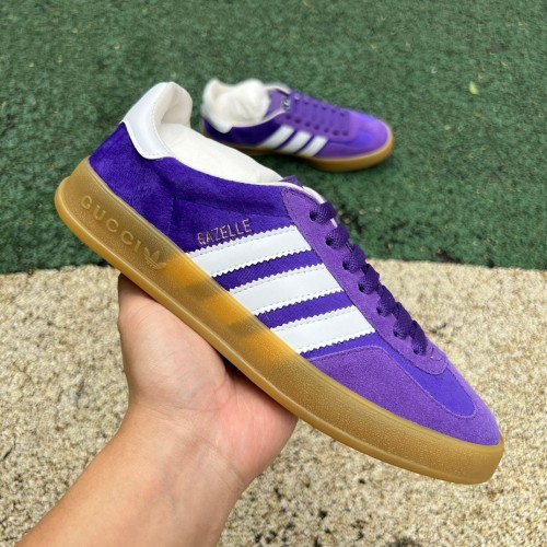 Adidas x Gucci Gazelle Purple Velvet