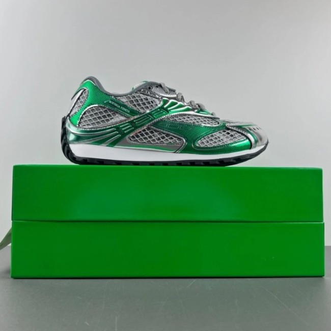 Bottega Veneta Orbit Silver Green