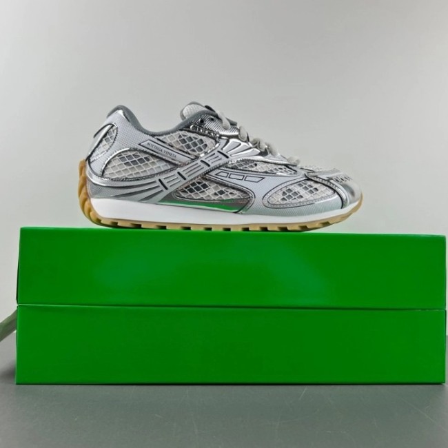 Bottega Veneta Orbit Silver White