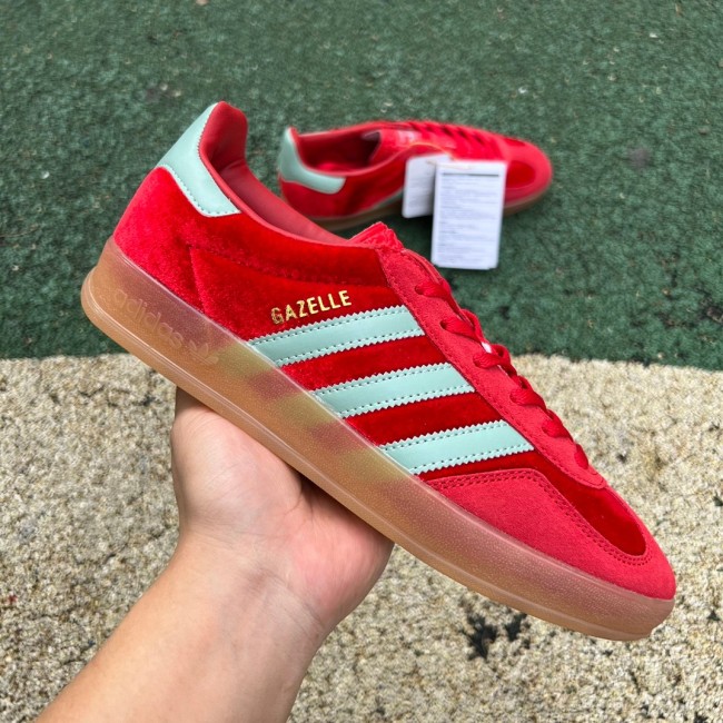 Adidas Gazelle Indoor Better Scarlet Hazy Green