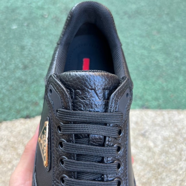Prada Downtown Low Top Sneakers Leather