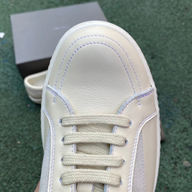 Rick Owens DRKSHDW Porterville Vintage Low Pearl Milk