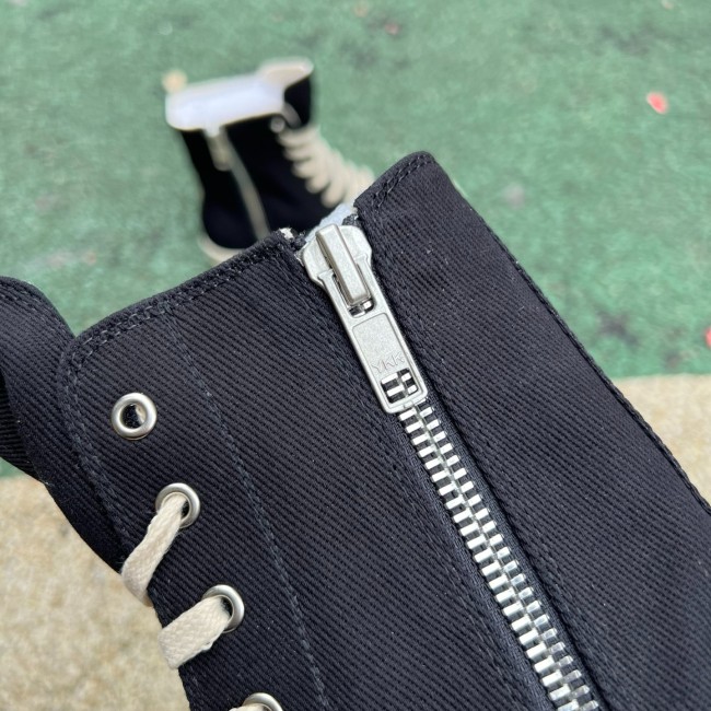 Rick Owens Hollywood DRKSHDW Double Bumper High Black Pearl