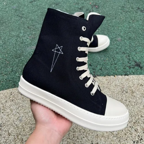 Rick Owens Hollywood DRKSHDW Double Bumper High Black Pearl