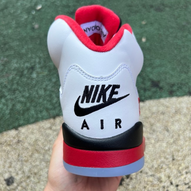 Air Jordan 5 Retro Fire Red Black Tongue (2025)