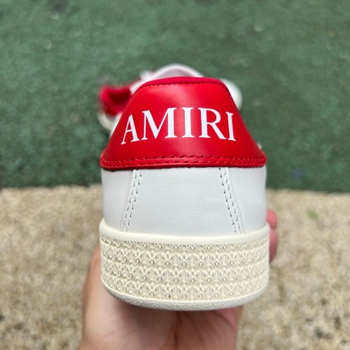 AMIRI Pacific Stars White Varsity Red