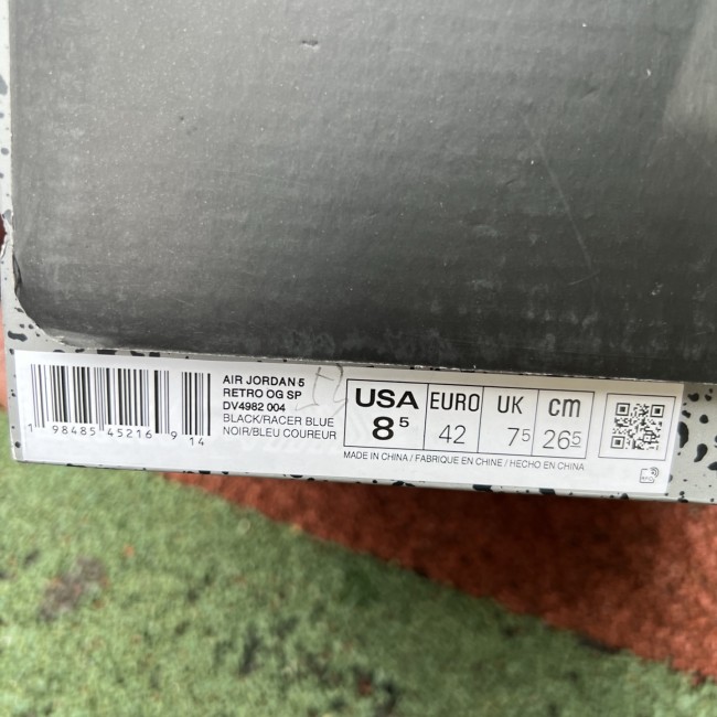 Air Jordan 5 Retro Awake NY Black