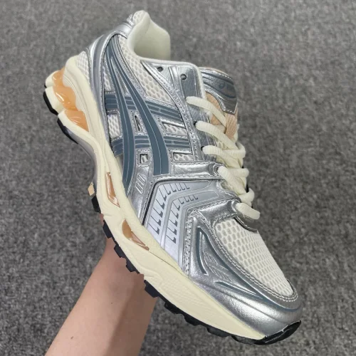 ASICS Gel-Kayano 14 Birch Pure Silver Teal Gold