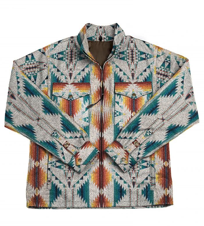 Retro ethnic print jacket Clearance
