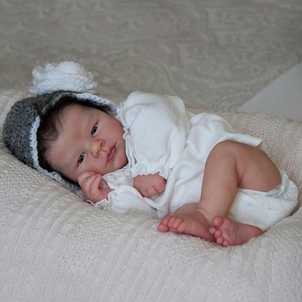 cute silicone reborn baby dolls