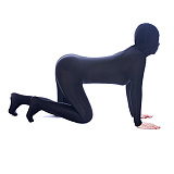 ゼンタイフェチ つるつる光沢の全身タイツ