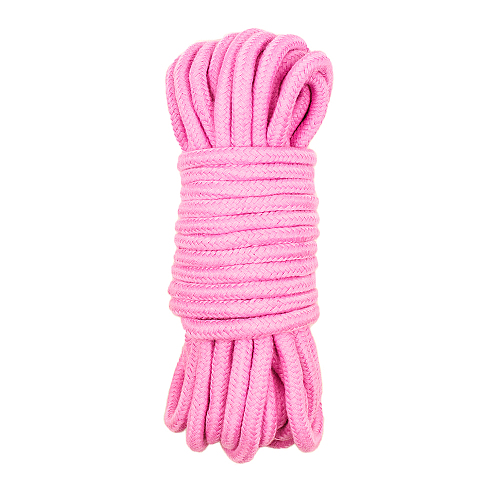 SM綿製緊縛ロープ 10米 ピンク