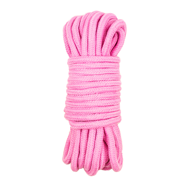 初心者でも簡単に使えるSM綿製緊縛ロープ 10米 ピンク