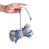 【在庫なくなり次第、販売終了】緊縛専用高級麻縄6mm 青のグラデーション 8m/10m