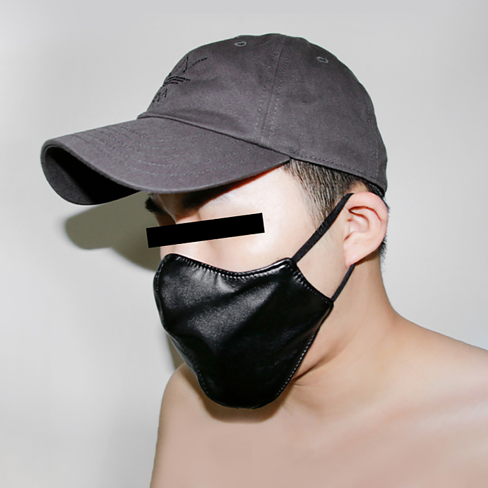 羞恥の極み 野外調教イラマスク PUレザー製マスク