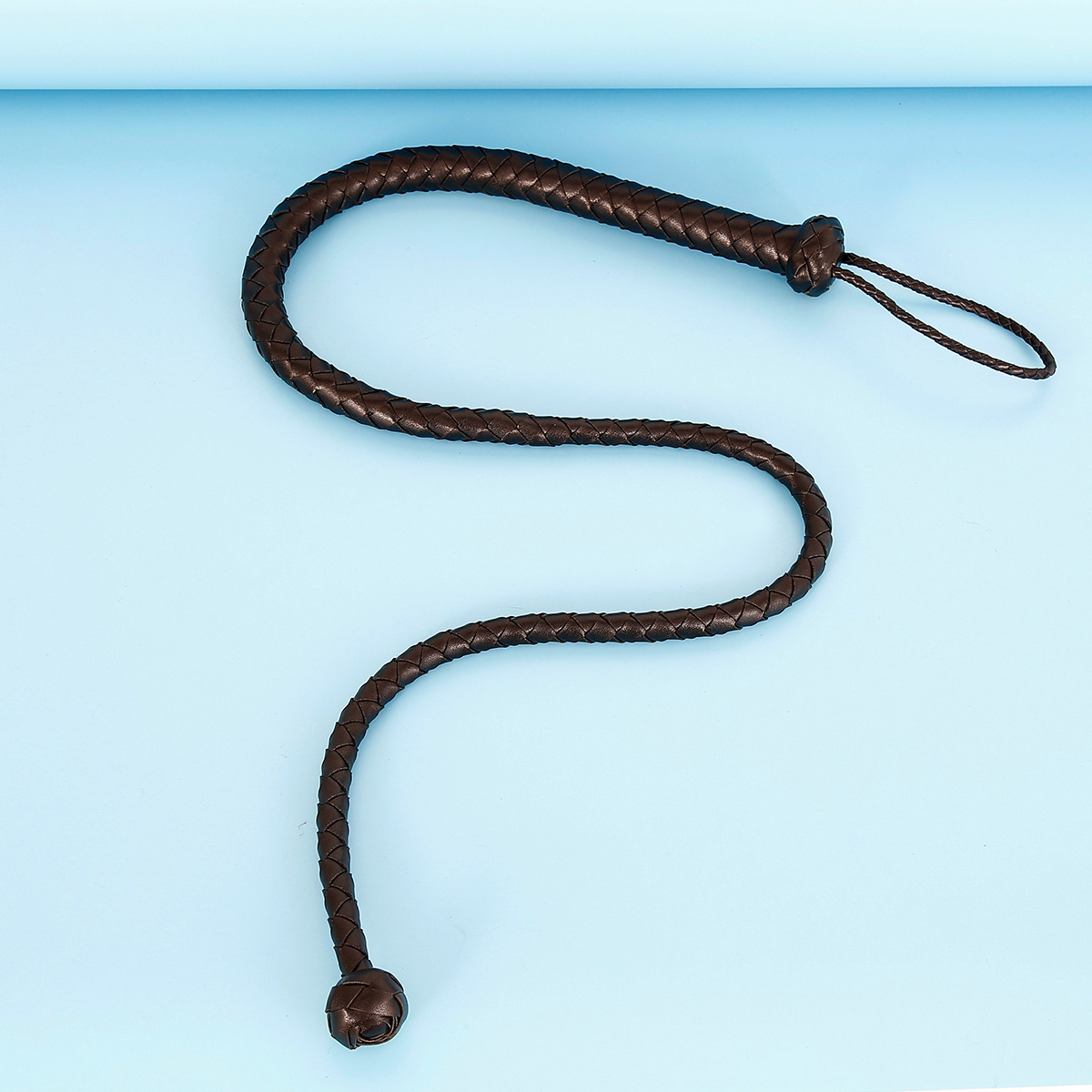 セビアン製　一本鞭　先バラ 120cm　SM 先端バラタイプ編み込み一本鞭 90cm 黒白/赤黒 女王様 スパンキング一