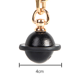 洒落感が宿る革鈴付きの本革SM首輪 リード付き 黒赤