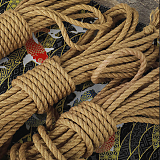 緊縛専用高級麻縄5.5mm 天然色 8m/10m