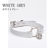 リンリンと鳴る鈴が付いた可愛い猫モチーフチョーカーリード付き 5色