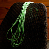 身体を彩る幻想的な蛍光グリーンSM緊縛ロープ5mm  5m/10m