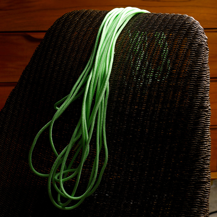 身体を彩る幻想的な蛍光グリーンSM緊縛ロープ5mm  5m/10m