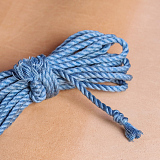 爽やかで清楚な水色高級緊縛麻縄 5.5mm 8m/10m