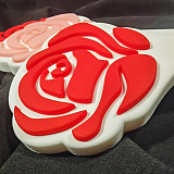 華麗に咲かせるシリコン薔薇のSMスパンキングパドル