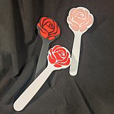 華麗に咲かせるシリコン薔薇のSMスパンキングパドル