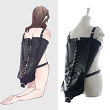 SM感抜群の王道なバック拘束アームバインダー